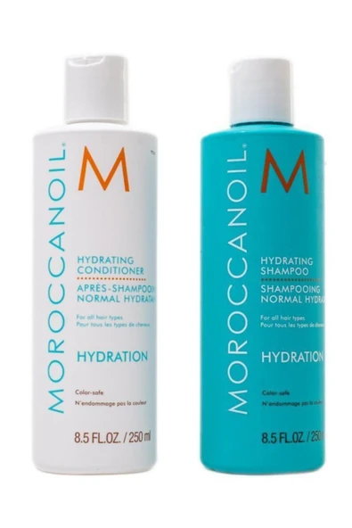 MOROCCANOİL Hydrating Nemlendirici Saç Bakım Kremi 250 Ml + Hydrating Nemlendirici Şampuan 250 ml