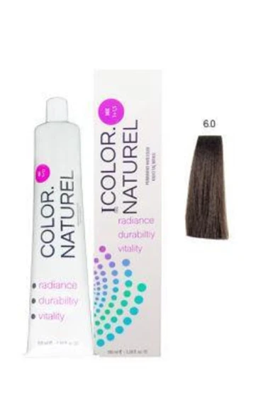 COLOR NATUREL 6.0 Koyu Kumral Saç Boyası 100 ml