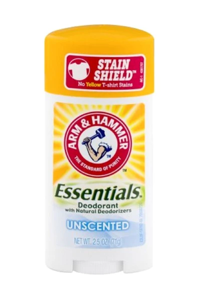 ARM&HAMMER Arm Hammer Essentials Unscented Deodorant 71 gr 033200197928