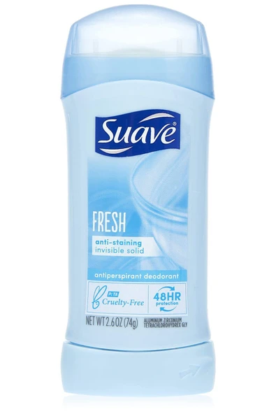 SUAVE Fresh Antiperspirant Deodorant Invisible Solid Stick 74gr