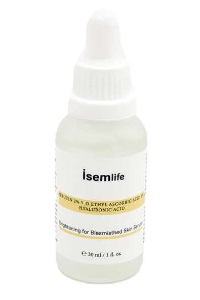 İSEMLİFE Arbutin&aydınlatıcı&cilt Tonu Eşitleyici Leke Gidermeye Yardımcı Serum