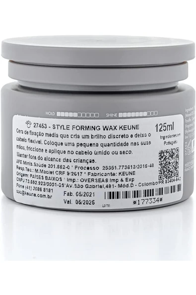 KEUNE Style Forming Wax N°57 Hafif Parlak Orta Tutuşlu Krem Wax 125ml 27453 - 2