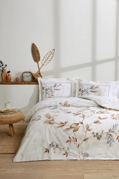 Özdilek Çift Kişilik Ranforce Nevresim Takımı Cuivre Gri ürün görseli