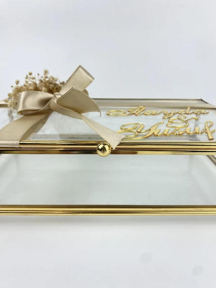 Prism Dekoratif Cam Çikolata ve Makyaj Kutusu - 3