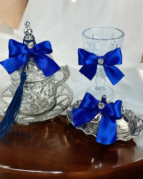 Crest Damat Kahve Fincan Seti - 1