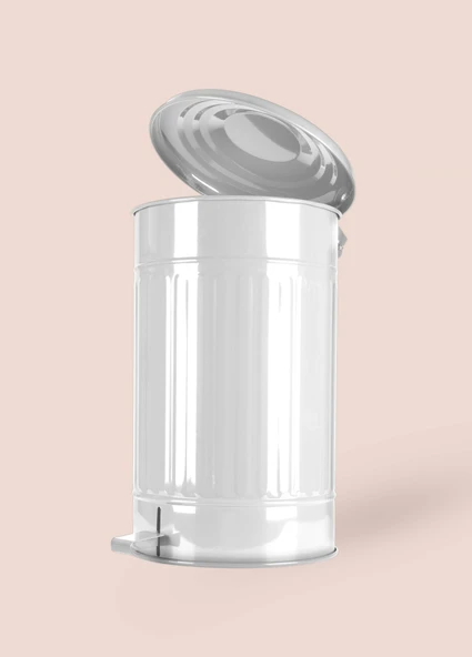 The Mia Çöp Kovası Mutfak 30 Lt Beyaz GLV0768 - 3