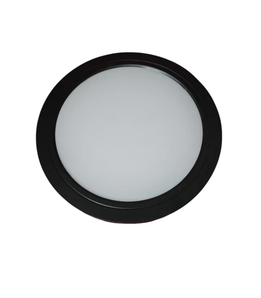 Atlantis 24w Sıva Üstü Panel Led Beyaz Yuvarlak Çap 23 cm Soğutuculu 1920 lm 220v Siyah