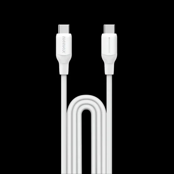 Momax 1-Link Flow 60W USB-C 1.2M Kablosu -DC23 Beyaz