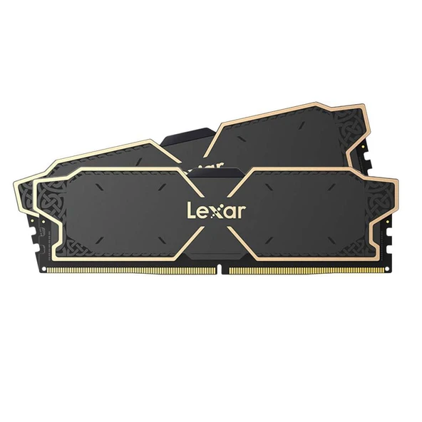 LEXAR THOR LD5BU016G-R6000GDLA 16GB (2x8) 6000MHz CL38 DDR5 UDIMM Masaüstü Bilgisayar Bellek