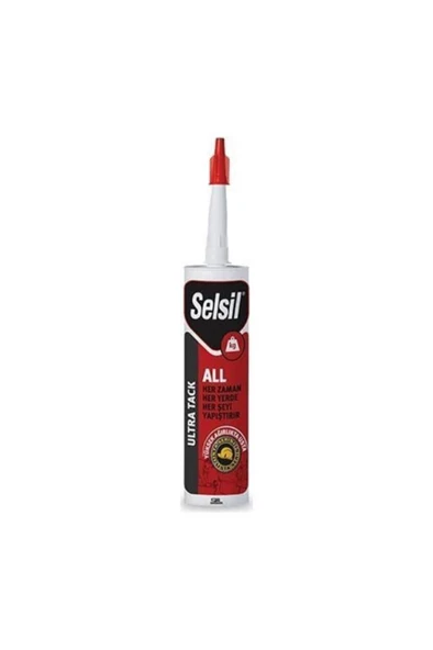 Selsil Ultra Güçlü Korniş Yapıştırıcı Silikon 330 gr - Resim 2