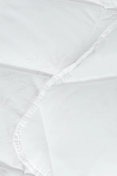 Lüx Çift Kişilik Bambu İçerikli Yorgan 195x215 - Krem - 2