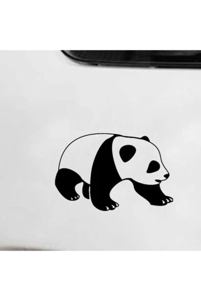 Ayı Vahşi Hayvanlar Tasarım Oto özel yeni sticker Siyah 15*7 Cm