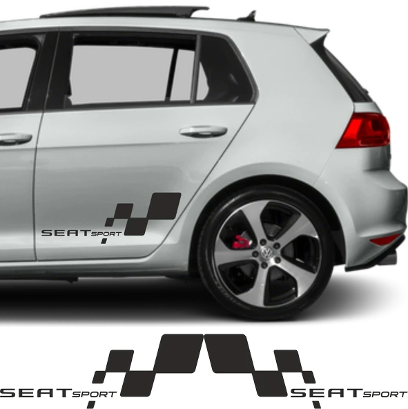 Seat Malaga İçin özel yeni uyumlu Aksesuar Yan Sport 56*26