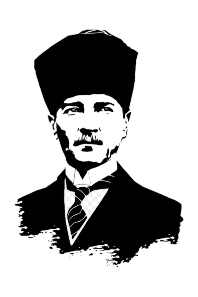 Mustafa Kemal Atatürk Oto özel yeni sticker Siyah 15*7 Cm