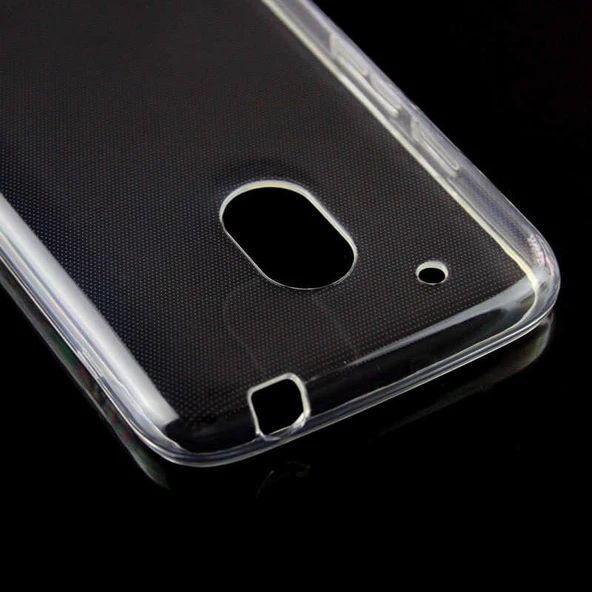Lenovo Moto G4 Kılıf Zore Şeffaf İnce ve Esnek Süper Silikon - Resim 5