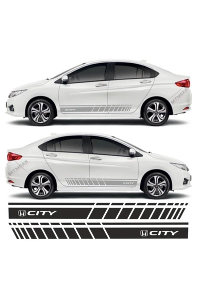 Honda City İçin özel yeni uyumlu Aksesuar Oto Yan Şerit özel yeni sticker