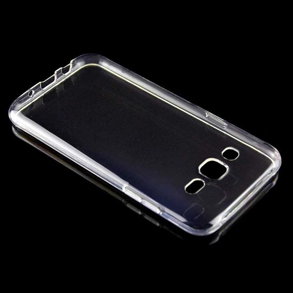 Galaxy J5 Kılıf Zore Şeffaf İnce ve Esnek Süper Silikon Kılıf - Resim 4