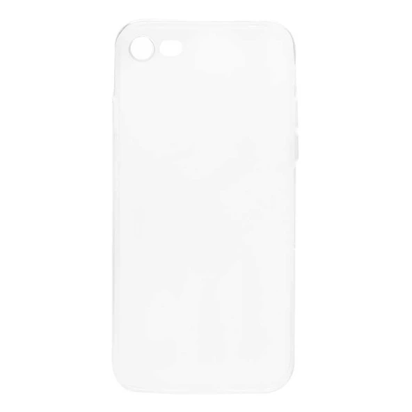 Apple iPhone 7 Kılıf Zore Şeffaf İnce ve Esnek Süper Silikon