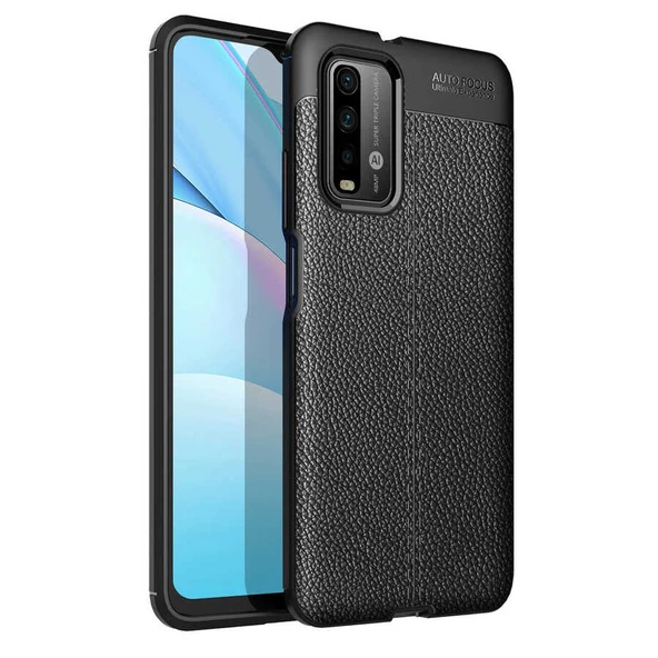 Xiaomi Redmi Note 9 4G Kılıf Zore Niss Deri Desenli Silikon - 2