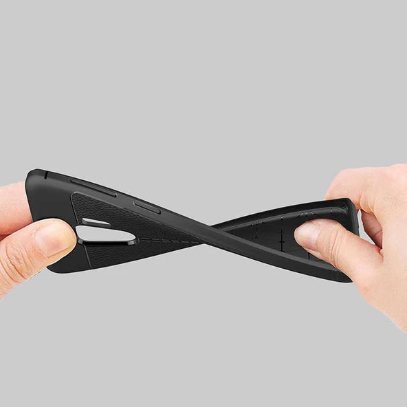 Galaxy S9 Kılıf Zore Niss Deri Desenli Silikon Kılıf - Resim 10