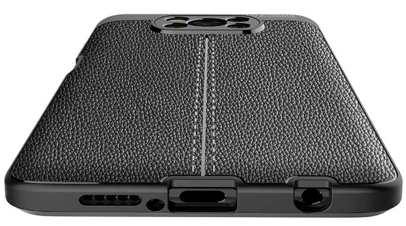 Xiaomi Poco X3 Kılıf Zore Niss Deri Desenli Silikon Kılıf - 11