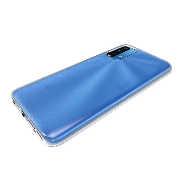 Xiaomi Redmi 9T Kılıf Şeffaf İnce ve Esnek Süper Silikon Kılıf - Resim 9