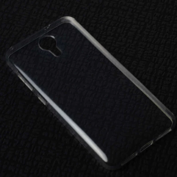 GM 4G Android One Kılıf Zore Şeffaf İnce ve Esnek Süper Silikon - Resim 2