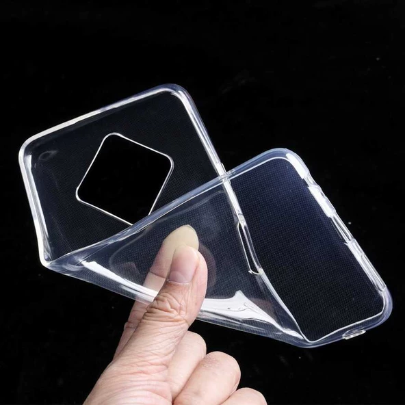 İnfinix Zero 8 Kılıf Zore Şeffaf İnce ve Esnek Süper Silikon - Resim 5