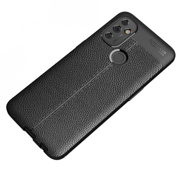 One Plus Nord N100 Kılıf Zore Niss Deri Desenli Silikon Kılıf - 9