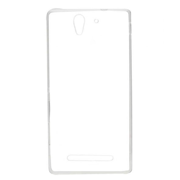 Sony Xperia C3 Kılıf Zore Şeffaf İnce ve Esnek Süper Silikon - 2