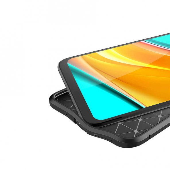 Xiaomi Redmi 9C Kılıf Zore Niss Deri Desenli Silikon Kılıf - 9