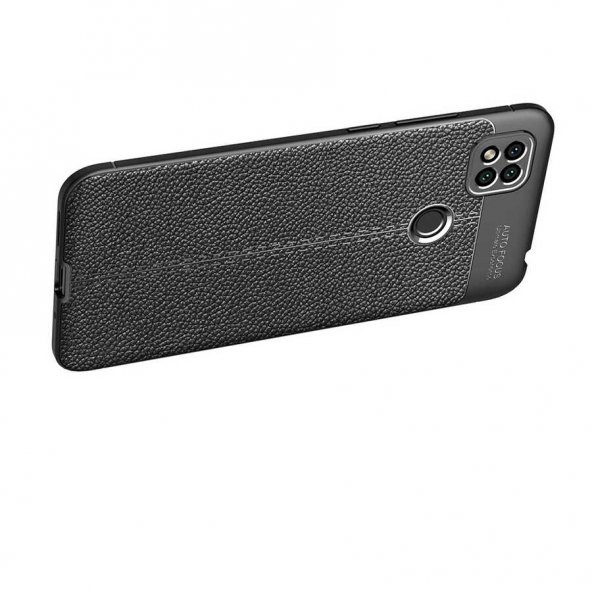 Xiaomi Redmi 9C Kılıf Zore Niss Deri Desenli Silikon Kılıf - 5