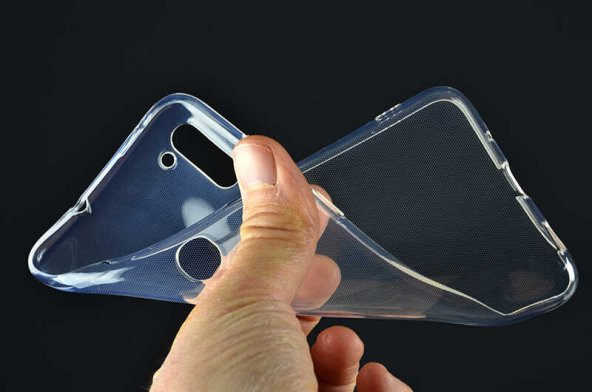 Galaxy A11 Kılıf Zore Şeffaf İnce ve Esnek Süper Silikon Kılıf - Resim 4