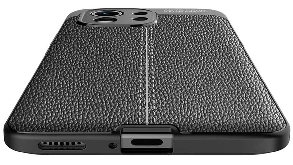 Xiaomi Mi 11 Kılıf Zore Niss Deri Desenl Silikon Kılıf - 10