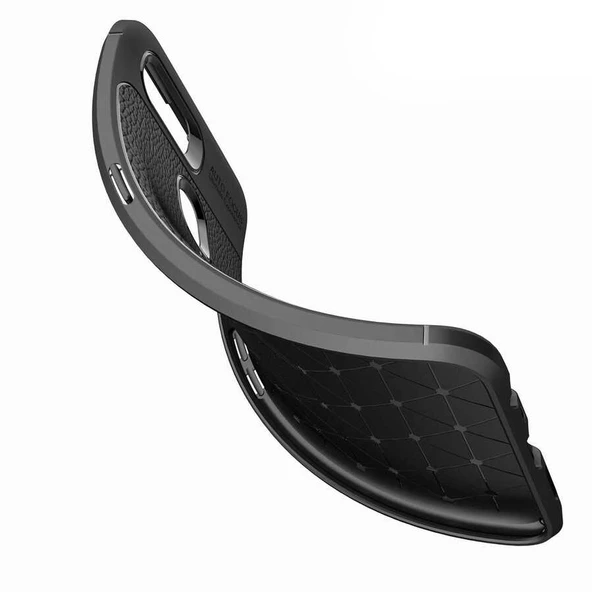 Oppo A7X Kılıf Zore Niss Deri Desenli Silikon Kılıf - Resim 11