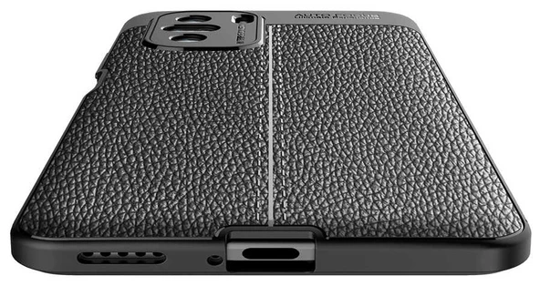 Xiaomi Poco F3 Kılıf Zore Niss Deri Desenli Silikon Kılıf - Resim 11