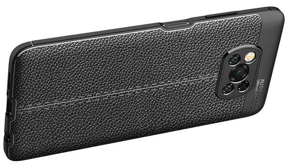 Xiaomi Poco X3 Kılıf Zore Niss Deri Desenli Silikon Kılıf - 9