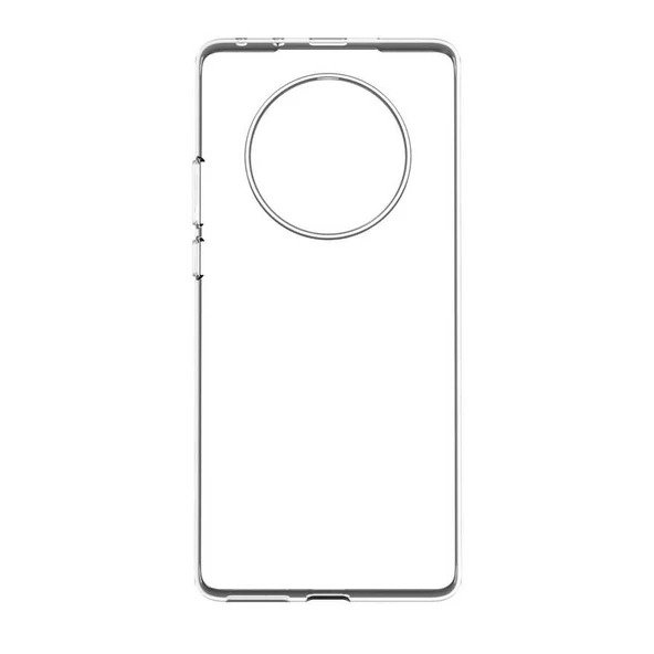 Huawei Mate 40 Pro Kılıf Şeffaf İnce ve Esnek Süper Silikon Kılıf - Resim 2