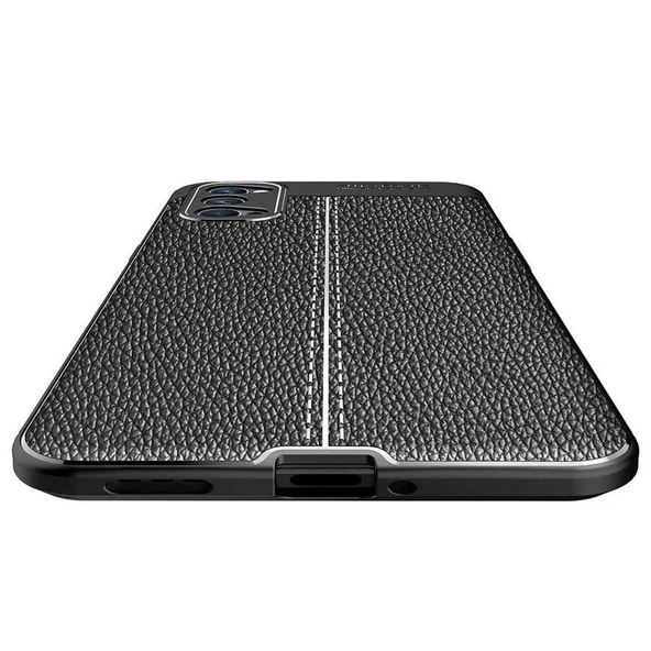 Oppo Reno 4 Kılıf Zore Niss Deri Desenli Silikon Kılıf - 11