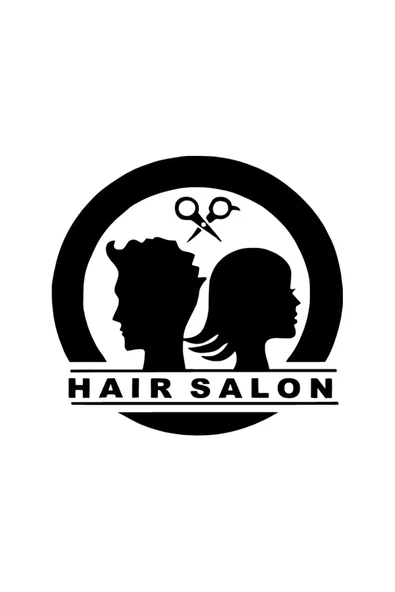 Hair Salon Duvar Dekor Sticker 40 X 40 Cm
