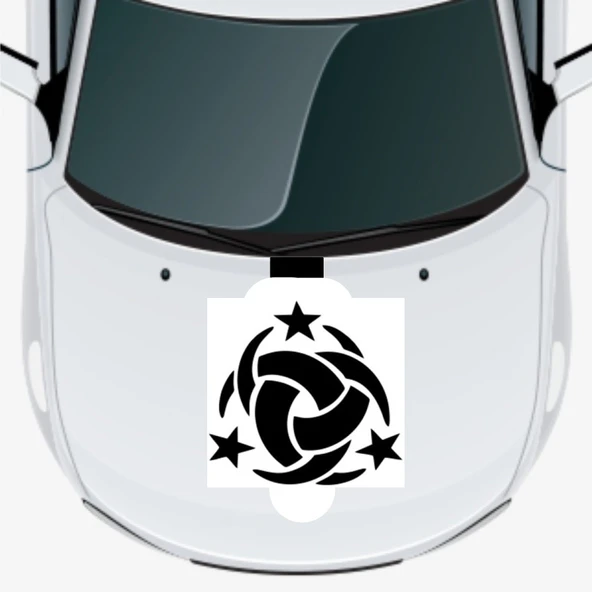 Teşkilatı Mahsusa Amblemi Oto Kaput Sticker 40 X 36 Cm