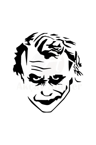 Joker Duvar Dekor Sticker 40 X 44 Cm
