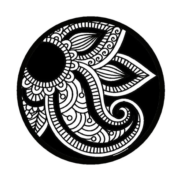 Çiçek Deseni Duvar Dekor Sticker (Tip 4) 40 X 40 Cm