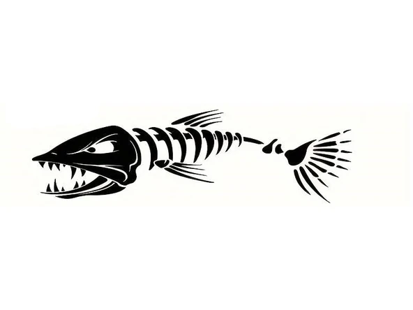 Pirana Duvar Dekor Sticker 95 X 28 Cm