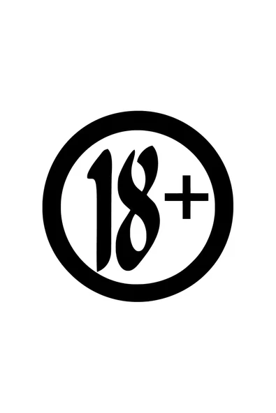 18+ Sticker 20 X 20 Cm