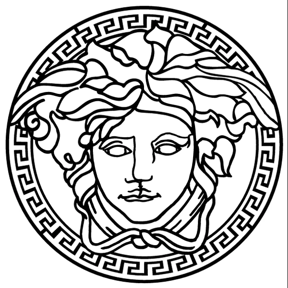 Medusa Oto Arka Cam Sticker 30 X 30 Cm