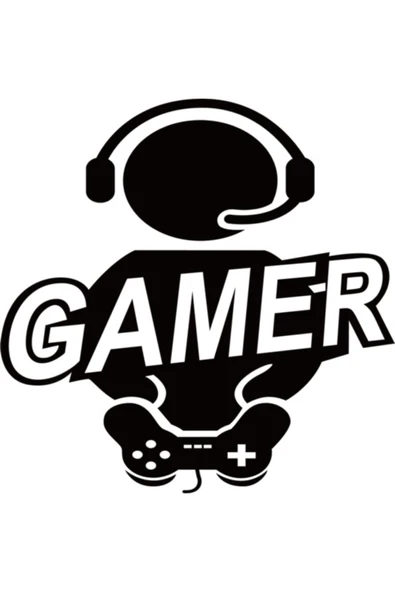 Gamer Sticker 30 X 30 Cm