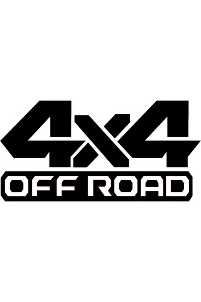Off Road 4 X 4 Sticker 20 X 10 Cm