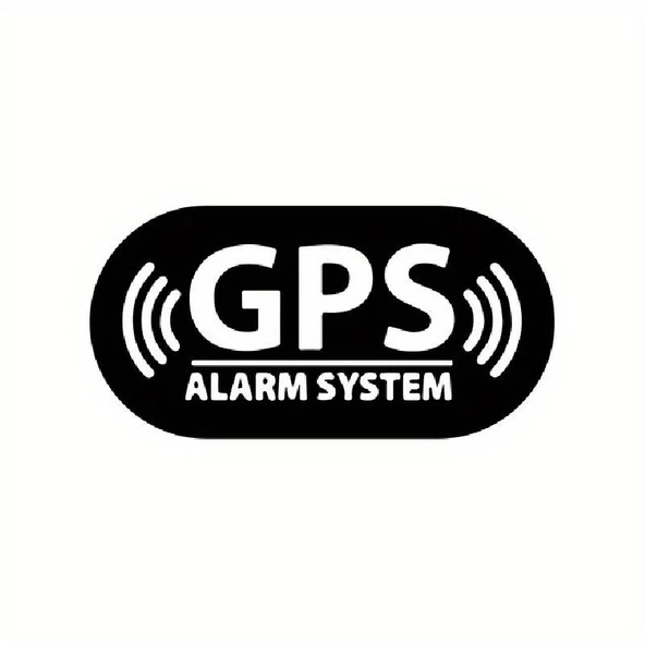 Gps Alarm System Oto Arka Cam Sticker 16 X 8 Cm - 1