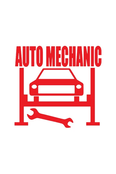Auto Mechanic Sticker 24 X 24 Cm